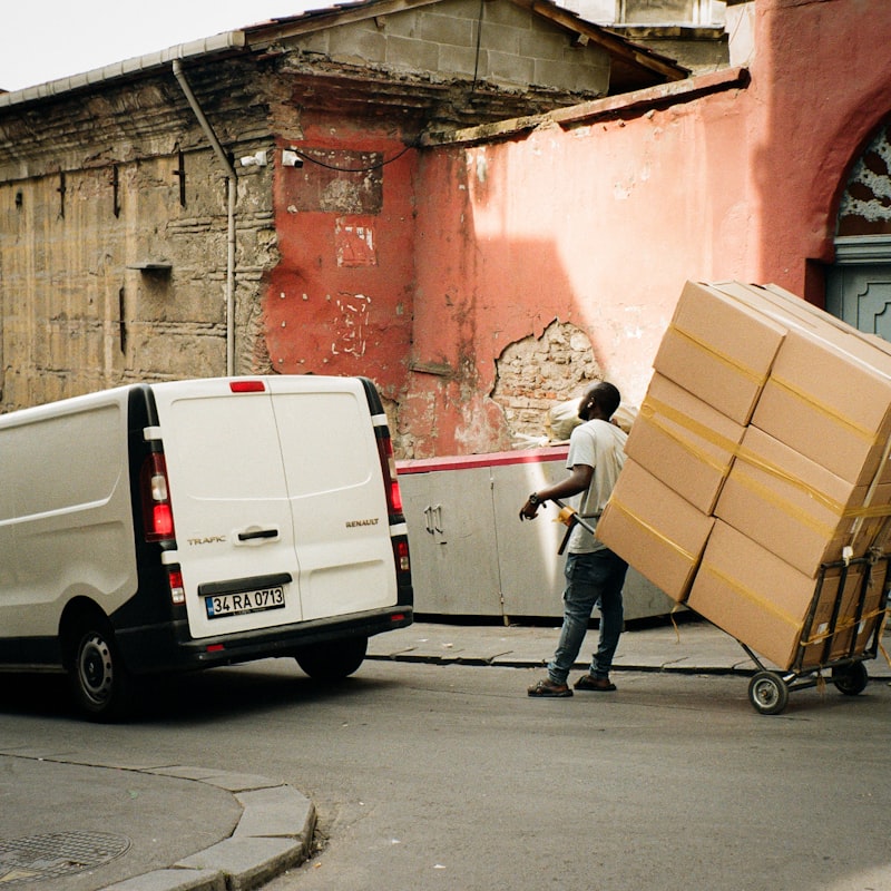 Loading a van